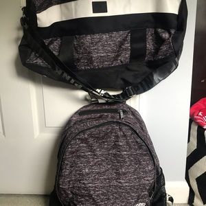 PINK matching backpack and mini duffel bag